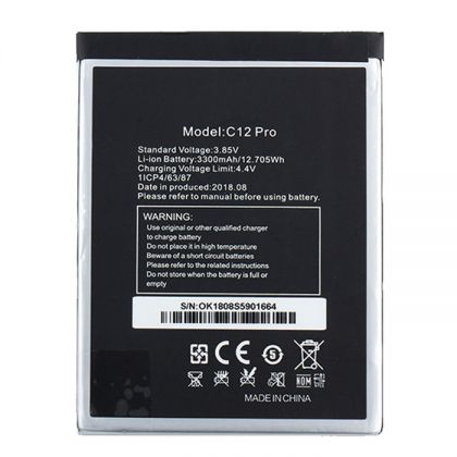 акумулятор oukitel c12 pro (3300 mah) [original prc] 12 міс. гарантії