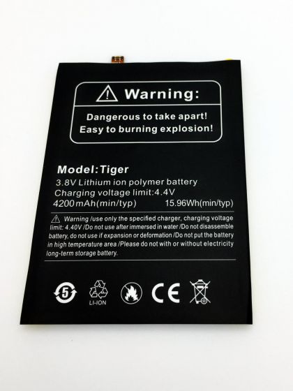 акумулятор ulefone tiger (3500 mah) [original prc] 12 міс. гарантії
