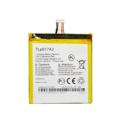 акумулятор alcatel/tcl tlp017a2 - tcl s530t, idol 2 mini, one touch fire e, one touch idol 2 mini, ot6012 [original] 12 міс. гарантії
