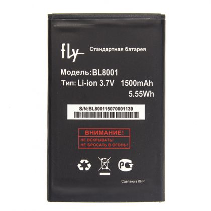 акумулятор fly bl8001 (iq4490, iq436 era nano 3, iq436i era nano 9) [original prc] 12 міс. гарантії