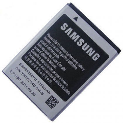 акумулятор samsung s5660, s5830, s6312, s6102, s7500 и др. (eb494358vu, eb464358vu) [original prc] 12 міс. гарантії