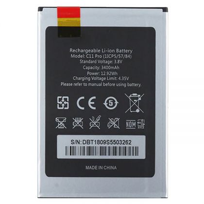 акумулятор oukitel c11 / c11 pro (3400 mah) 1icp5/57/84 [original] 12 міс. гарантії