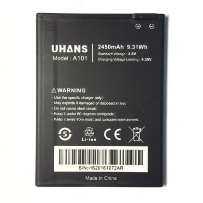 акумулятор uhans a101 / a101s (2450 mah) [original prc] 12 міс. гарантії