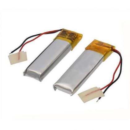 Акумулятор 401226P універсальний з контролером, 4 х 12 х 26 мм (125 mAh)/ для TWS навушників, Bluetooth гарнітур, MP3 рлеєрів