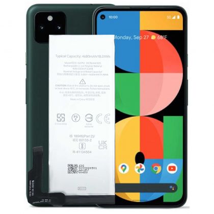 акумулятор google g27fu pixel 5a 5g, 4680 mah [original prc] 12 міс. гарантії