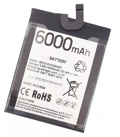 Акумулятор для Doogee S98 BAT21ZN1356000 (6000mAh) [Original PRC] 12 міс. гарантії