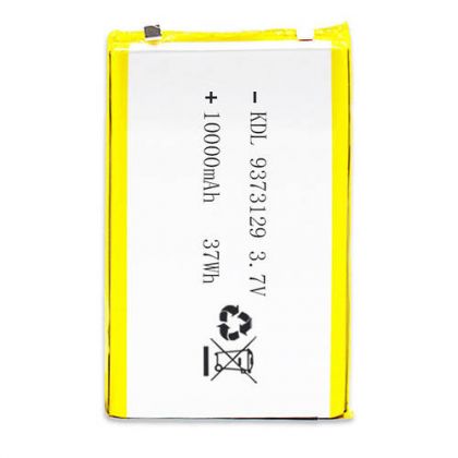 акумулятор литий-полимерный 10000 mah  3.7v / 9373129 / 129x73x9.3 mm
