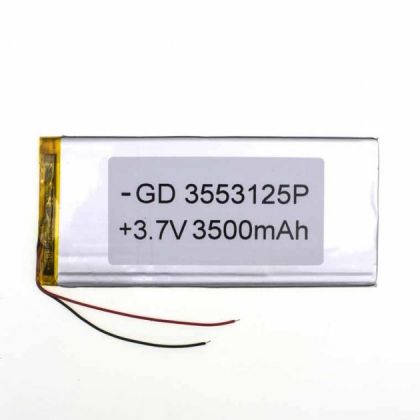 акумулятор 3553125p універсальний з контролером, 3,5 х 53 х 125 мм (3500 mah)/ для планшета