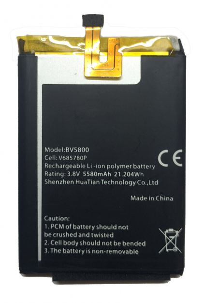 акумулятор blackview bv5800 v685780p 5580 mah [original] 12 міс. гарантії