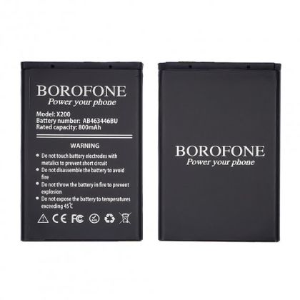 акумулятор borofone ab463446bu для samsung x200/ b110/ b130/ c140/ c160/ c240/ c300/ c3010/ c3520/ c5010