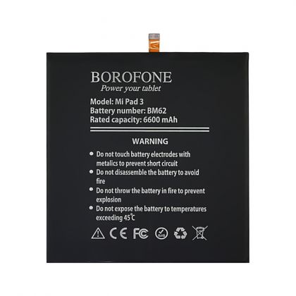 акумулятор borofone bm62 для xiaomi mi pad 3