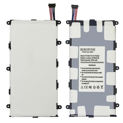 акумулятор borofone sp4960c3b для samsung p3100/ p3110/ p6200