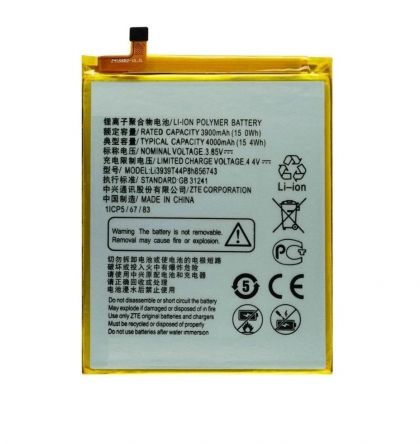 акумулятор li3939t44p8h856743 для zte blade a6 max [original prc] 12 міс. гарантії