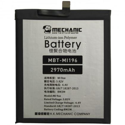 акумулятор mechanic bm3m (3070 mah) для xiaomi mi 9 se