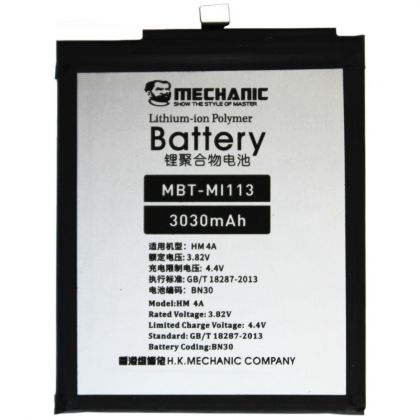 акумулятор mechanic bn30 (3030 mah) для xiaomi redmi 4a