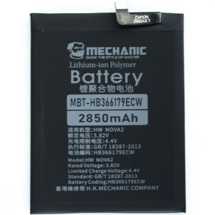 акумулятор mechanic hb366179ecw (2950 mah) huawei nova 2 (2017)