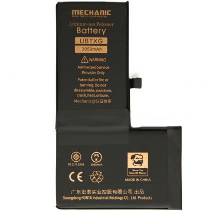 акумулятор mechanic для apple iphone x (збільшена ємність, 3050 mah)