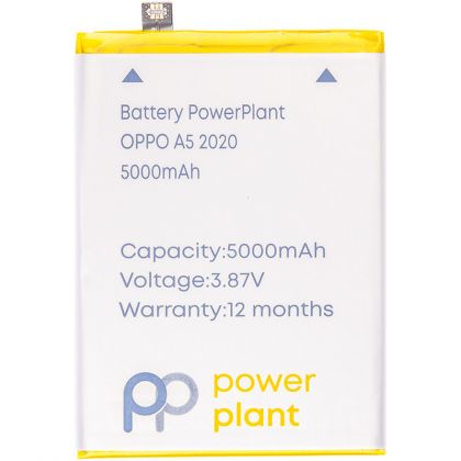 акумулятор powerplant oppo a5 2020 (blp673) 5000 mah