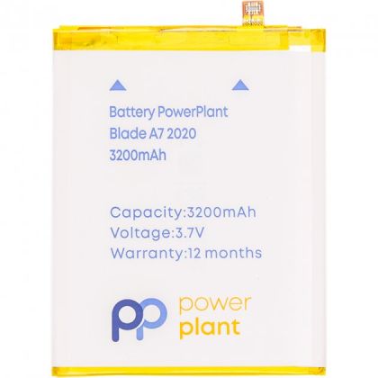 акумулятор powerplant zte blade a7 2020 li3839t43p8h826348