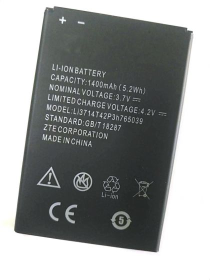 акумулятор zte li3714t42p3h765039 (blade a5/ a5 pro/ af3/ af5 / a506 / t221 / af8 / t230) 1400 mah [original prc] 12 міс. гарантії