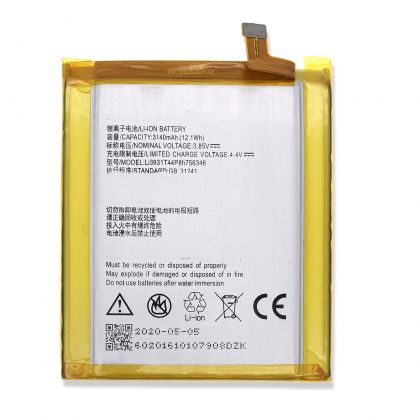 акумулятор zte li3931t44p8h756346 axon 7 a2107/ blade v8 pro/ z978/ bv8p121 [original prc] 12 міс. гарантії
