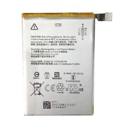акумулятор google pixel 3 xl (3450 mah) go13c-b / g013c-b [original] 12 міс. гарантії