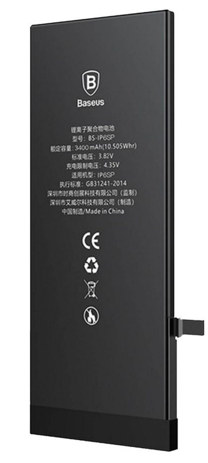 акумулятор посилений baseus hq apple iphone 6s plus 3400 mah