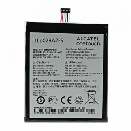 акумулятор alcatel one touch idol 3 6045y / tlp029a2-s [original prc] 12 міс. гарантії
