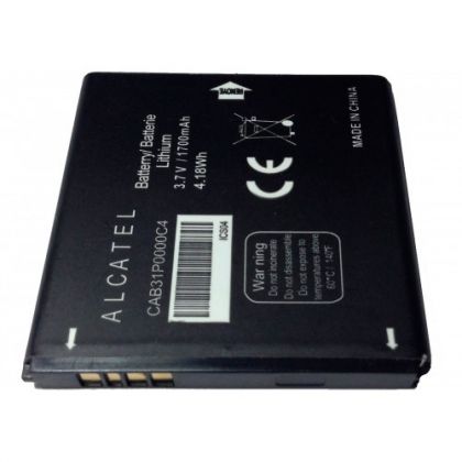 акумулятор alcatel ot6040 (cab31y0003c1) [original prc] 12 міс. гарантії