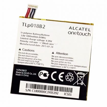 акумулятор alcatel tlp018b2, 6030 [original] 12 міс. гарантії