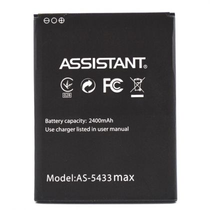 акумулятор assistant as-5433 max [original prc] 12 міс. гарантії