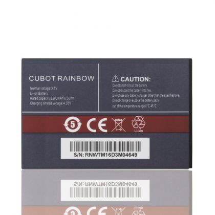 акумулятор cubot rainbow [original prc] 12 міс. гарантії