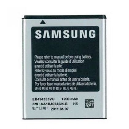 акумулятор для samsung s5250, s5310, s7230, s5570, s5780, c6712, s5280 и др. (eb494353v) 1200 mah [hc]