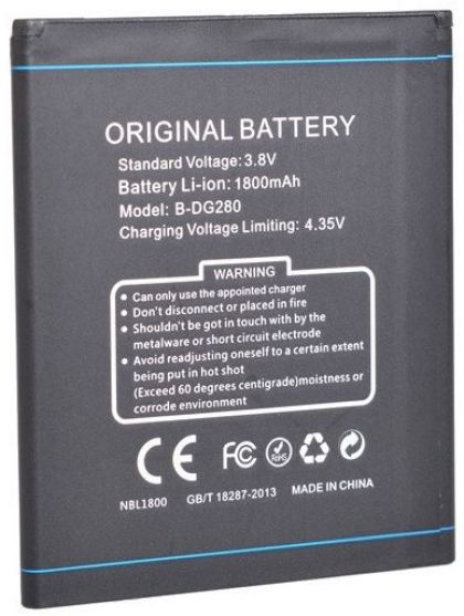 акумулятор doogee b-dg280 (dg280 leo) 1800 mah [original prc] 12 міс. гарантії