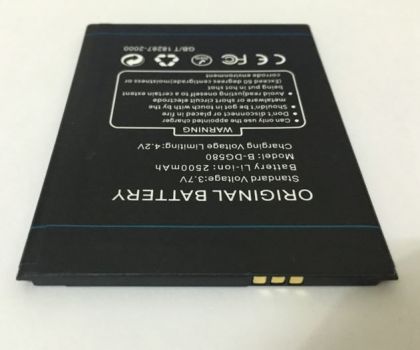 акумулятор doogee b-dg580 (dg580 kissme) 2500 mah [original prc] 12 міс. гарантії