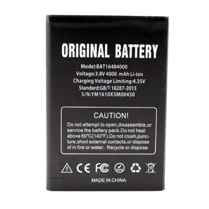 акумулятор doogee x5 max, x5 max pro 3800 mah/4000 mah [original prc] 12 міс. гарантії
