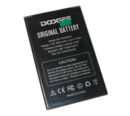 акумулятор doogee x9/ x9 pro - bat16533000 [original prc] 12 міс. гарантії