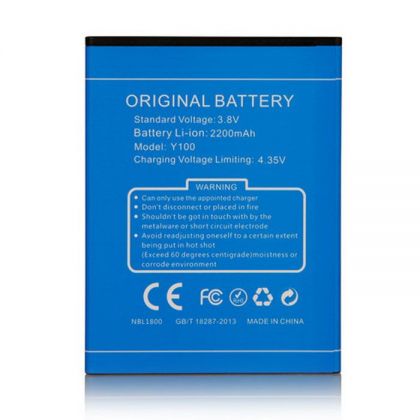 акумулятор doogee y100 / y100 pro 2200 mah [original prc] 12 міс. гарантії (не подходит на y100x)