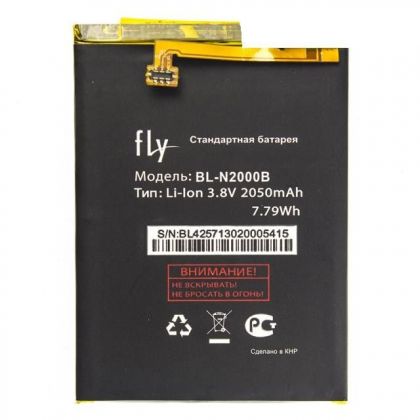 акумулятор fly bl-n2000b, iq4516 octa [original prc] 12 міс. гарантіїгарантии