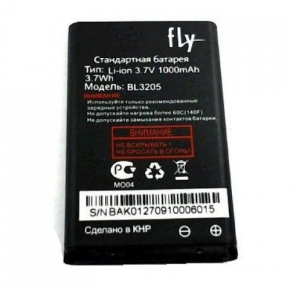 акумулятор fly bl3205, ds185 [original prc] 12 міс. гарантії
