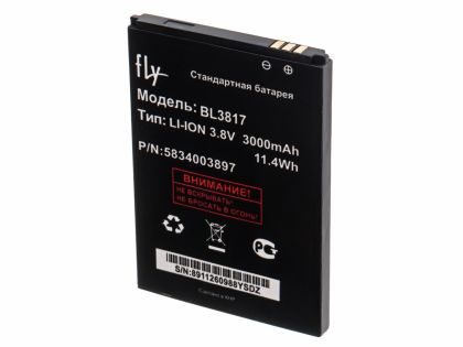 акумулятор fly bl3817 / iq4417 [original] 12 міс. гарантії