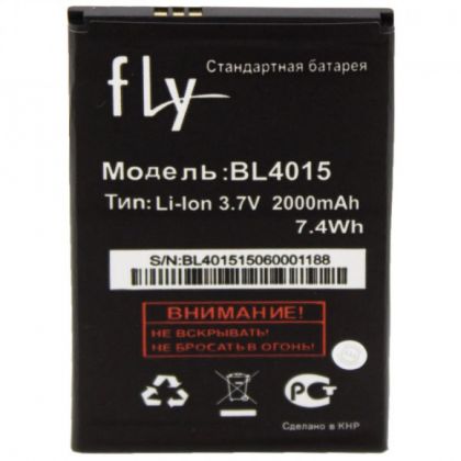 акумулятор fly bl4015 (iq440) [original prc] 12 міс. гарантії