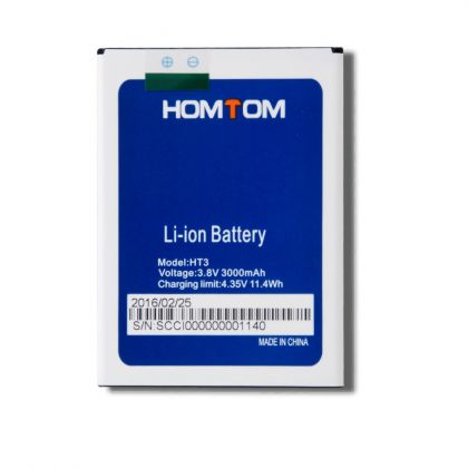 акумулятор homtom ht3 (ht3 pro, ergo best a500) [original prc] 12 міс. гарантії