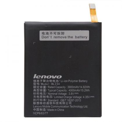 акумулятор lenovo bl234 / a5000, p70, p70a, p70t, p90, vibe p1m [original] 12 міс. гарантії