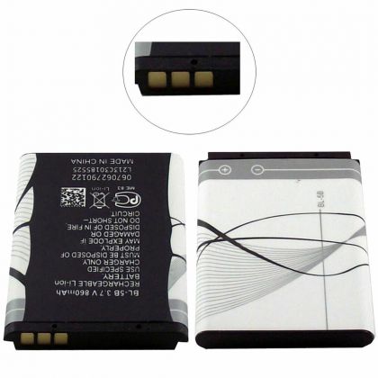акумулятор nokia bl-5b 3220/ 3230/ 5070/ 5140/ 5200/ 6020/ 6021/ 6060/ 6070/ 6080 [original] 12 міс. гарантії