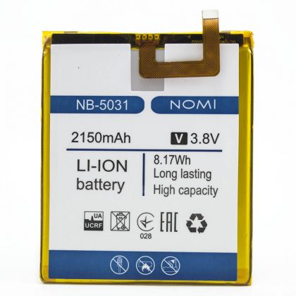 акумулятор nomi nb-5031 i5031 evo x1 [original prc] 12 міс. гарантії