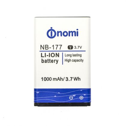 акумулятор nomi nb-5c/nb-177 (i177, i180, i181, i182) 1000 mah [original prc] 12 міс. гарантії