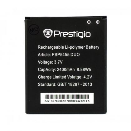 акумулятор prestigio 5455 [original prc] 12 міс. гарантії