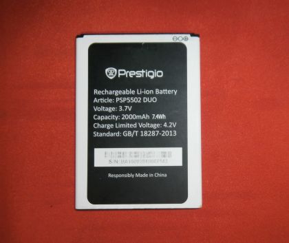 акумулятор prestigio muze a5, wize n3, wize nx3, wize nk3 / 3506/ 3507/ 3517/ 3527/ 5502 [original prc] 12 міс. гарантії
