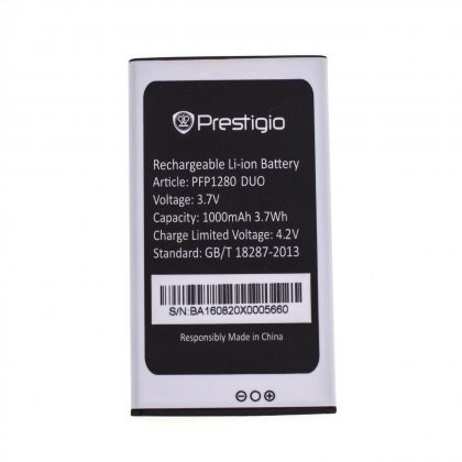 акумулятор prestigio muze b1 / pfp1280 [original prc] 12 міс. гарантії